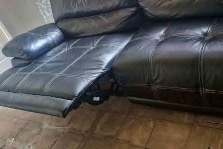 Photo of free leather recliner settee (Leyland PR25) #2