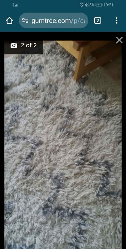 Photo of free Wool rug from Habitat (Victoria SW1) #1