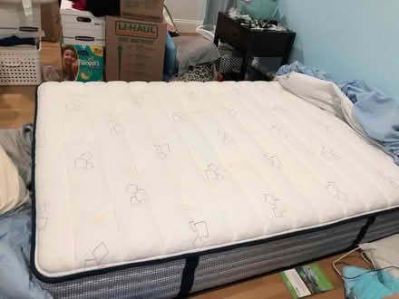 Photo of free queen sized mattress and platform (Chevy Chase DC) #1