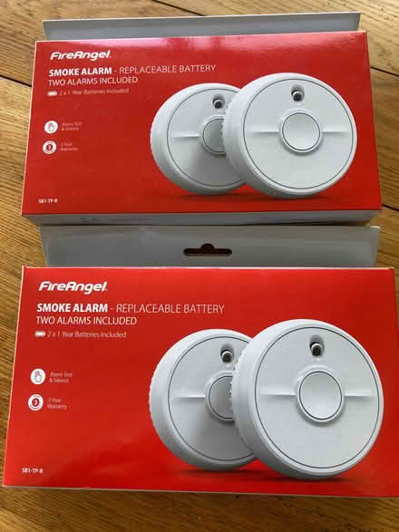 Photo of free Smoke alarms x 4 battery operated (Wallands Park BN7) #1