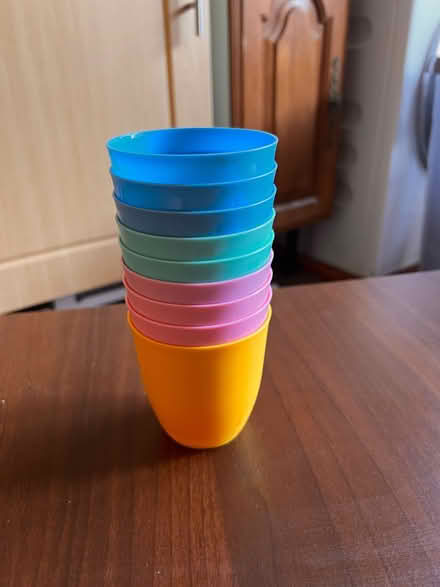 Photo of free 9 x plastic beakers/ cups (Spondon DE21) #1