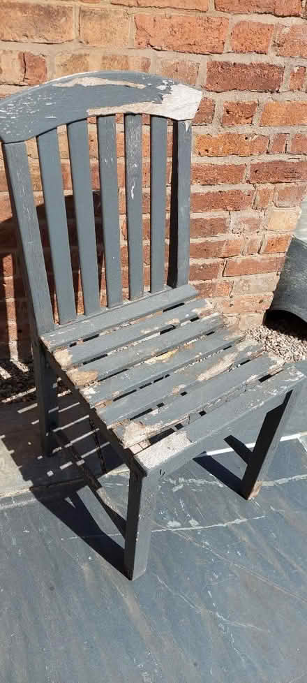 Photo of free Teak wood garden chair (Central Leamington) #2