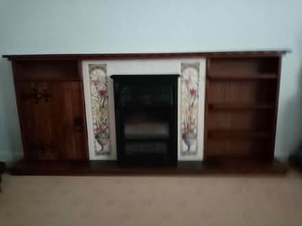 Photo of free Retro electric fire & surround (WA5) #1