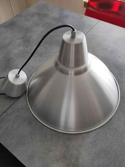 Photo of free Silver colour ceiling lamp (Claverton) #1