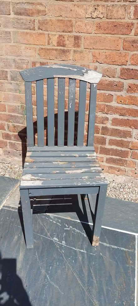 Photo of free Teak garden chair (Royal Leamington Spa CV31) #2