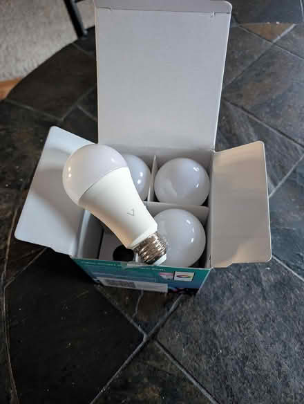 Photo of free 4 Blue LED Bulbs (West Liberty Twp) #1