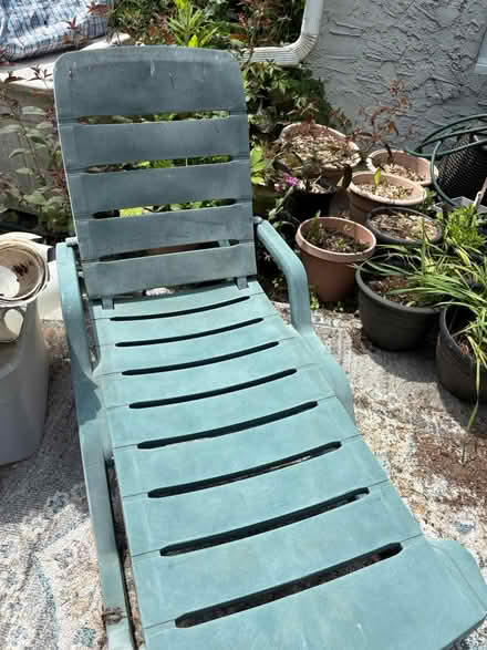 Photo of free Green plastic lounger (Mahopac) #1