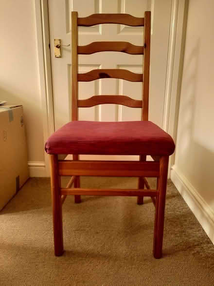 Photo of free Large old pine table and chairs (Watchet TA23) #1