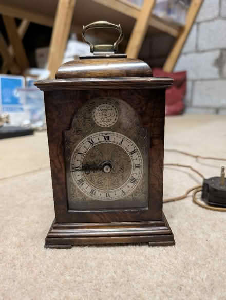 Photo of free Small wooden electric carriage clock (AB22) #1