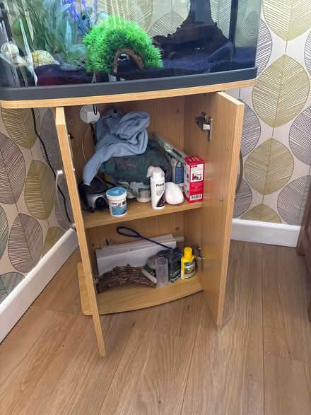 Photo of free Fish tank and cabinet (Gornhay Cross EX16) #3