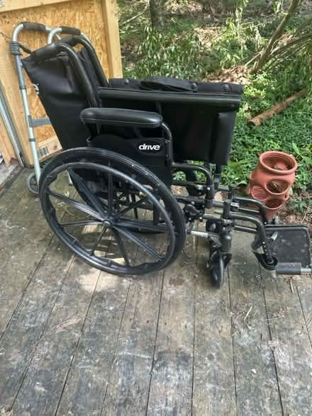 Photo of free Nice black Drive Wheel chair (Huddleston) #3