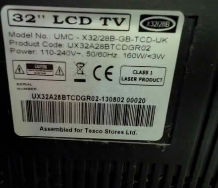 Photo of free 32" television (G77 6gt) #3