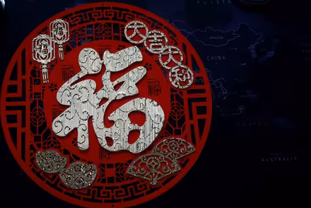 Photo of free Chinese "Blessing" Decoration (Queenstown, near MRT) #1