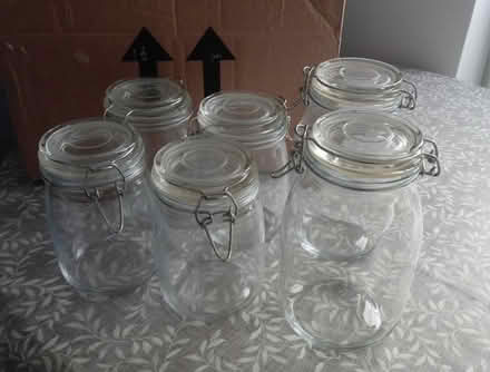 Photo of free Storage jars (Horsham, near Bennetts Field) #1