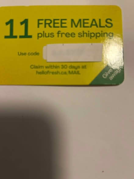 Photo of free meals Hello Fresh (L5L 5P5) #1