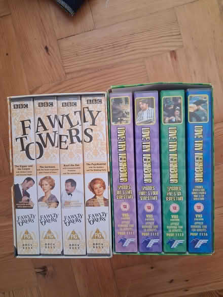 Photo of free Two sets of vhs bbc serious comedy gc (Belmont SM2) #1