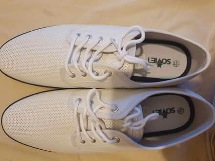 Photo of free soviet white trainers size 11 (Selhurst) #3
