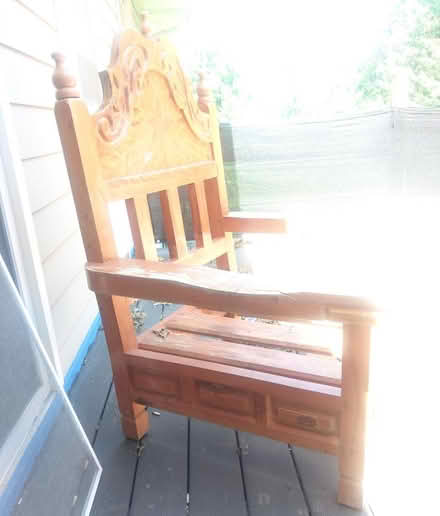 Photo of free Antique Mexican Throne Chair (Near Mooseheart 60510) #3