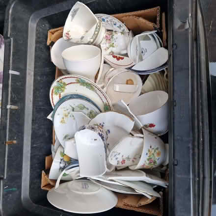Photo of free box of broken china (Cherry Orchard SY2) #1