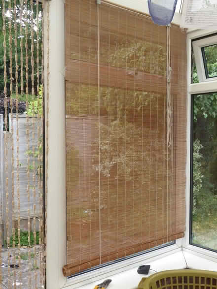 Photo of free Two roll-up bamboo blinds (Coleshill B46) #1