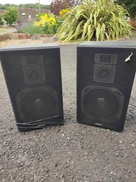 Photo of free Pair of Aiwa Speakers (Southbourne BH5) #1