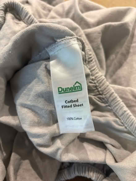 Photo of free Cot bed fitted sheet used once. (Southport PR9) #2