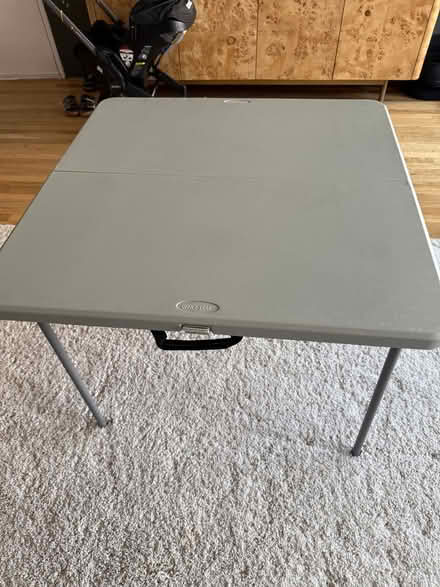 Photo of free Plastic table + 4 chairs (Soho) #1