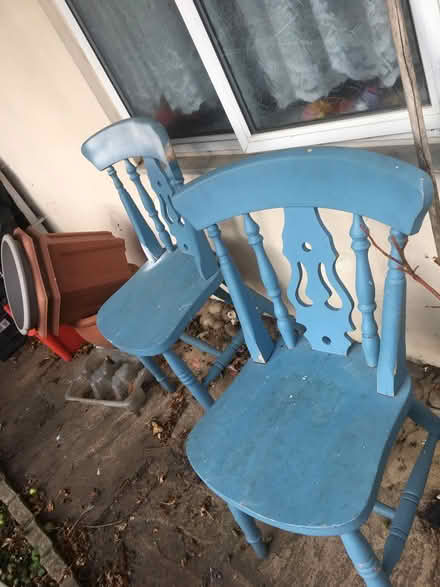 Photo of free 5 x pine chairs (southall UB1) #1