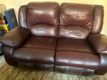 Photo of free 2 seater recliner (Birley S12) #1