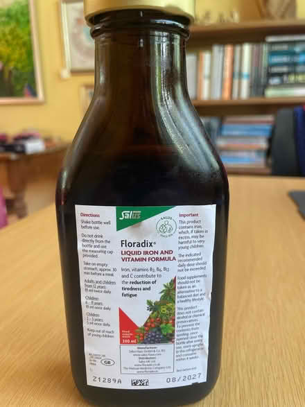 Photo of free Floradix iron tonic (Carrick Knowe EH12) #1