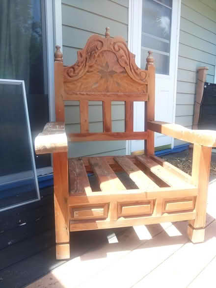 Photo of free Antique Mexican Throne Chair (Near Mooseheart 60510) #4