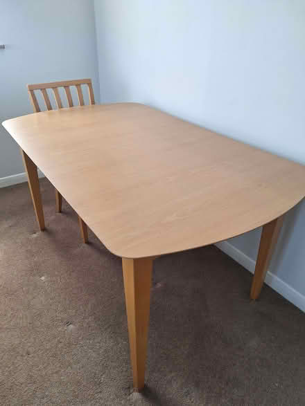 Photo of free Dining Table and 4 Chairs (South Anston S25) #2