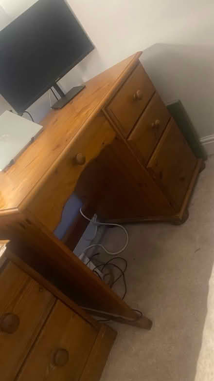 Photo of free Wooden desk (Sheffield, Hillsborough S6) #2