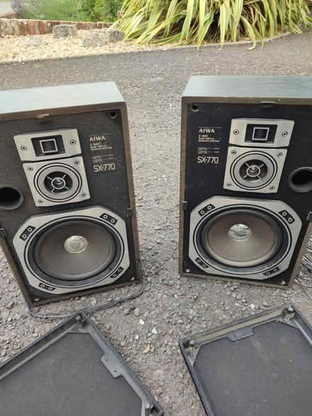 Photo of free Pair of Aiwa Speakers (Southbourne BH5) #2