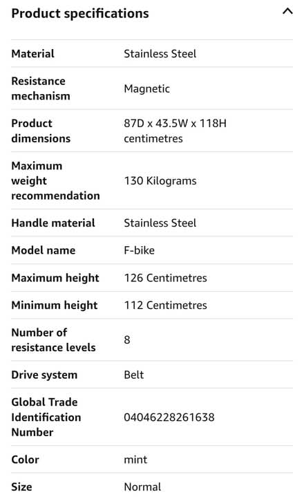 Photo of free Ultra sport folding exercise bike (Dalkey, near Coliemore) #2