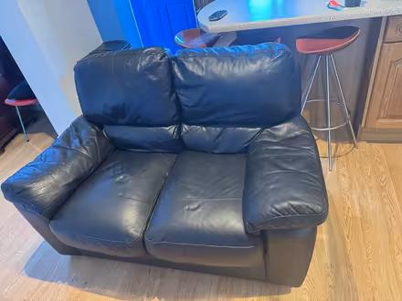 Photo of free 2 Black Seater Leather sofa (M16 0EG) #1