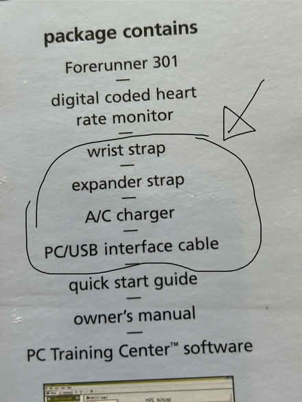 Photo of Garmin ForeRunner 301 watch (L5L 5P5) #3