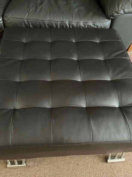 Photo of free Sofa and Footstool (Worlingham NR34) #1