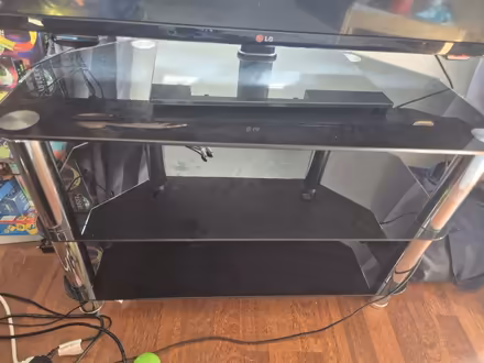 Photo of free Glass TV console (BS32) #1
