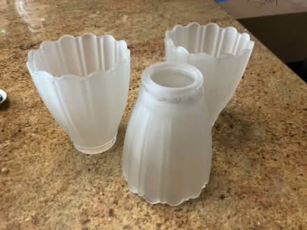 Photo of free 3 matching glass covers for lights (Riverdale (north of Inwood)) #1