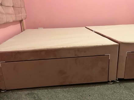 Photo of free Small double divan bed & headboard (Kemsing TN15) #1