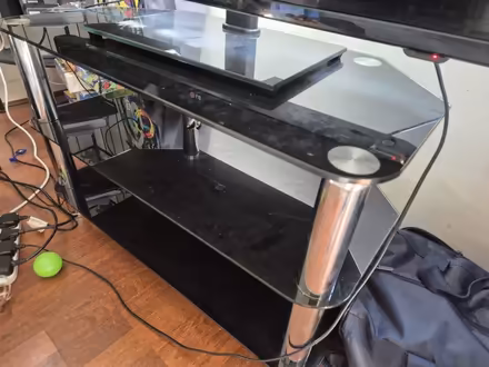 Photo of free Glass TV console (BS32) #2