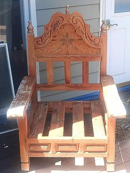 Photo of free Antique Mexican Throne Chair (Near Mooseheart 60510) #2