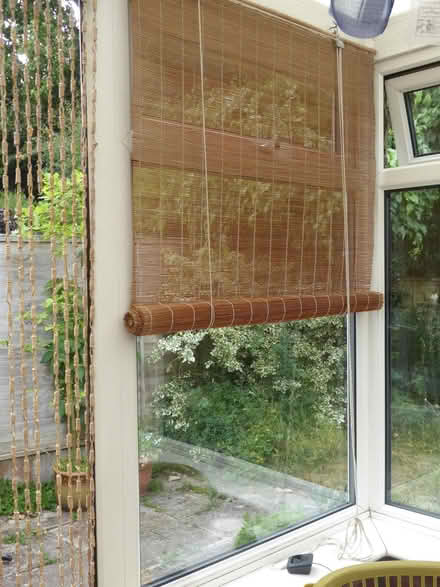 Photo of free Two roll-up bamboo blinds (Coleshill B46) #3