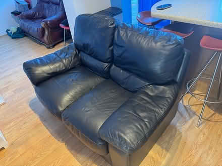 Photo of free 2 Black Seater Leather sofa (M16 0EG) #2