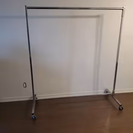 Photo of free Metal Clothing Rack On Wheels (K1A0R5) #1