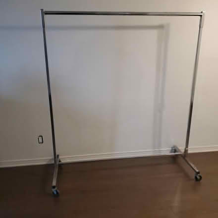 Photo of free Metal Clothing Rack On Wheels (K1A0R5) #1