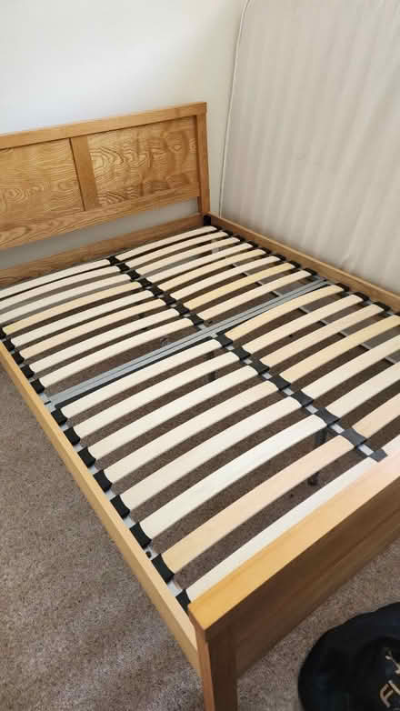 Photo of free Solid pine bed (Ham TW10) #2