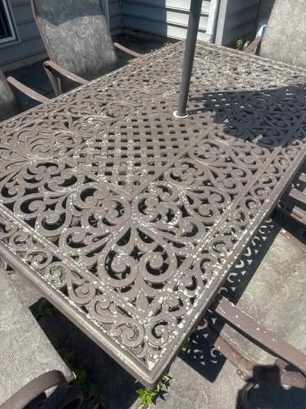 Photo of free Patio Table and Chairs (Westampton) #4