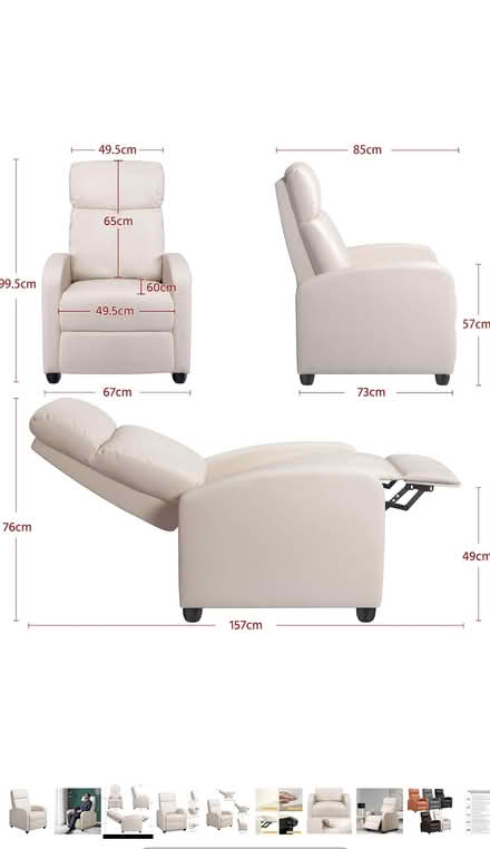 Photo of free Recliner armchair (Blisworth) #2
